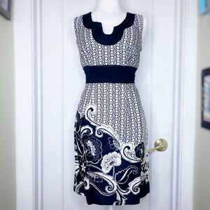 Speechless Black and White Dress with Bow